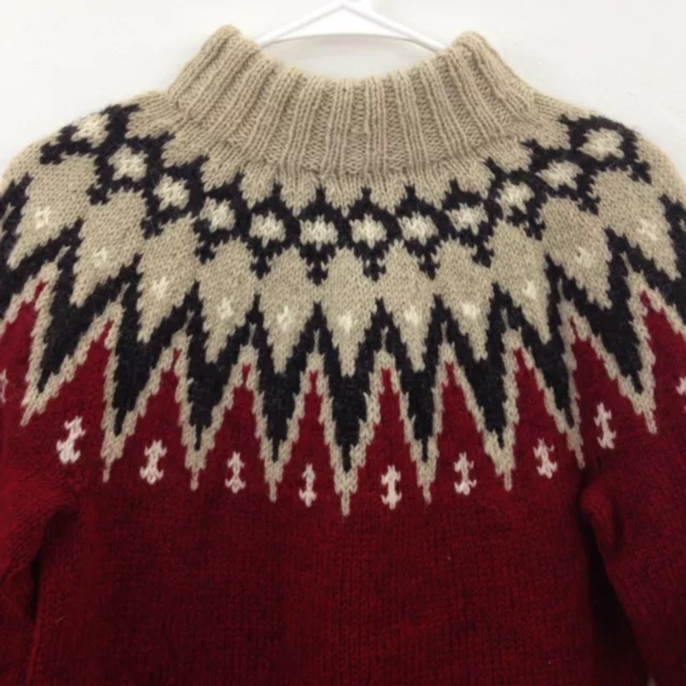 Handmade Denmark Wool Scandinavian Nordic Sweater